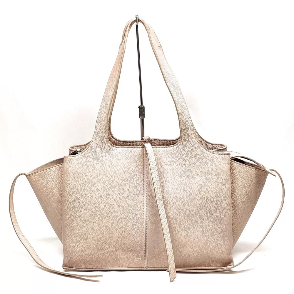 CELINE Medium Tri-Fold Leather Bag